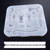 Poppy Resin Mold: Small Bear, Fish Tail, Hairpin, Shell, Moon, Cat Paw, Bookmark, Wings Silicone Mold