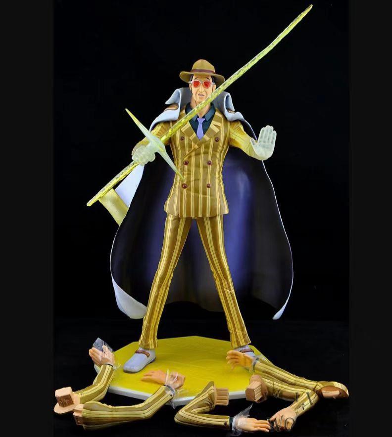 

One Piece Anime Figure Admiral Of The Navy Borsalino Battle Form Action Figure Statue ToyS Model Desktop Decoration Doll Gift