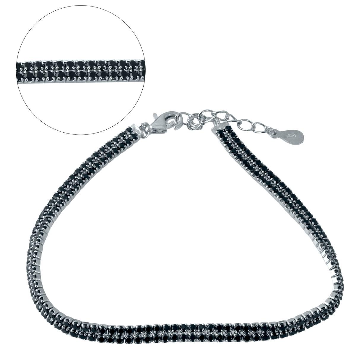 

Срібна каблучка з фіанітами (1985151) 1720 білий