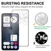For Nothing Phone (3a) Pro AGC Glass Screen Protector Full Glue Black Edge Screen Film