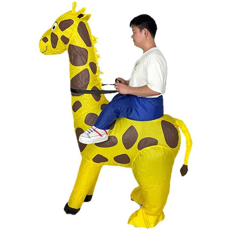 Grijze Muis Halloween Maskerade Opblaasbaar Kostuum Prop