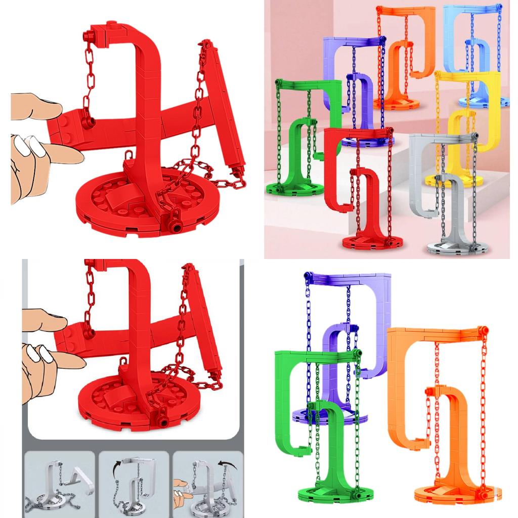 Wholesale Creative Tension Balance Frame Suspension Art Anti-gravity Stretching Building Blocks Insert Diy Toys