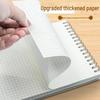 Dual Spiral Notebook - Thick B5, A5 Planner with Lined, Grid, and Blank Pages (English)