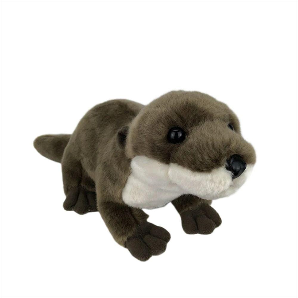 

46cm Cute Animal Plush Toy Soft Otter Stuffed Dolls Stuffed Animal Simulation Otter Otter Plush Toy коричневий