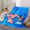 1pc Stitch Printing Blanket - Soft, All-Season Throw for Office Blanket,  | Personalized Gift with Adorable Cartoon Design