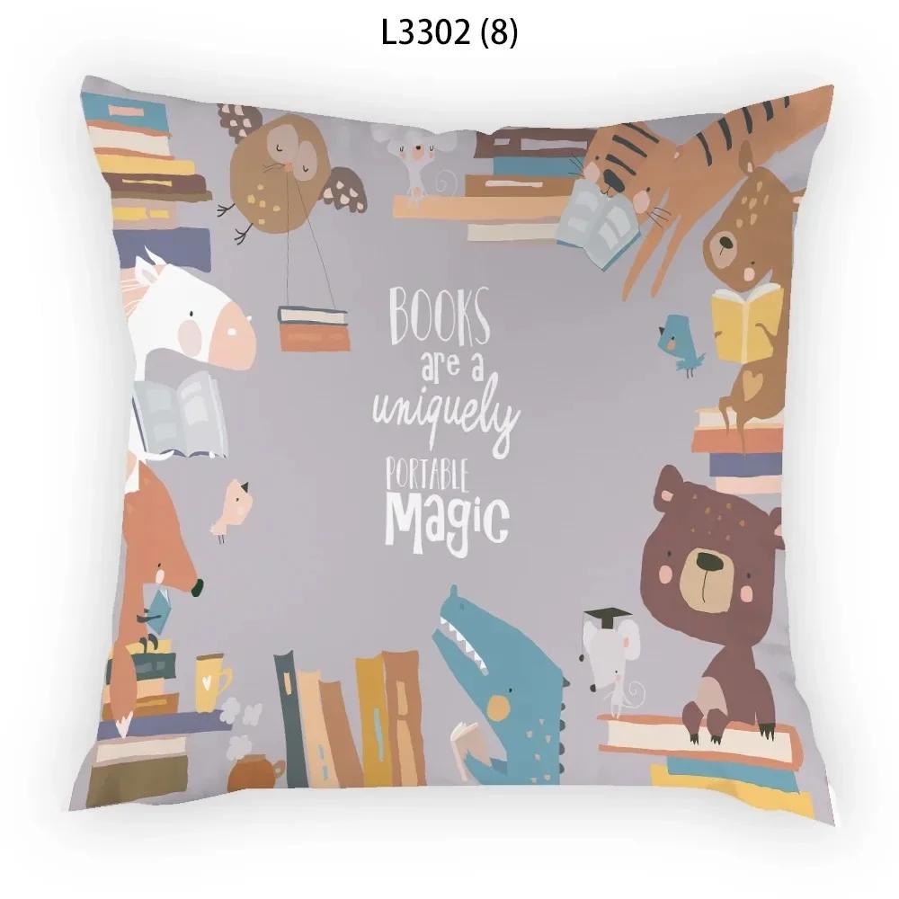 

Кролик Медведь Животное Наволочка Домашний Декор Скандинавский Стиль Искусство Офис Диван Декоративная Подушка 66x66cm жёлтый