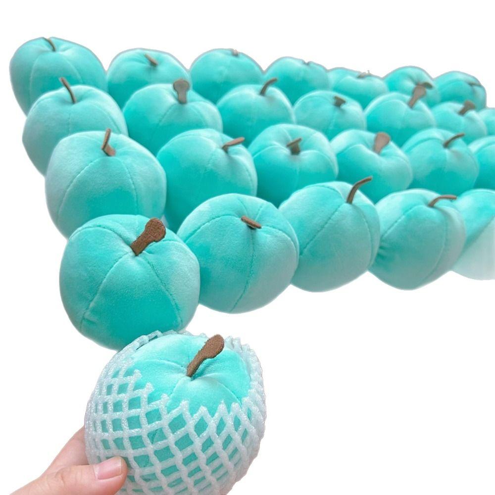 Creative Gift 10Cm Apple Pp Cotton Stress Relief Decompress Fruit Soft Blue Color Small Ornament