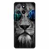 For Honor 400 Smart Case Phone Cover Lion Wolf Black Silicone TPU Soft Back Cover Cases For Honor 400 Smart Case Coque Fundas