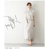 Women Sleeveless Stand Collar Dress Chiffon Pleated Midi Dress High Waist Slim Fit Solid Color Japanese Commuter Dress