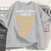 Unisexuel Carrasco Tshirt Summer 2026 Salvaje Tour Fashion Tshirts Male Cotton O Neck Oversized Clothing Y2k Retro Tshirt