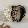 PROLY New Fashion Over Size Wide Side Hairband Handmade Braided Headband Vintage Turban Autumn Hair Accessories
