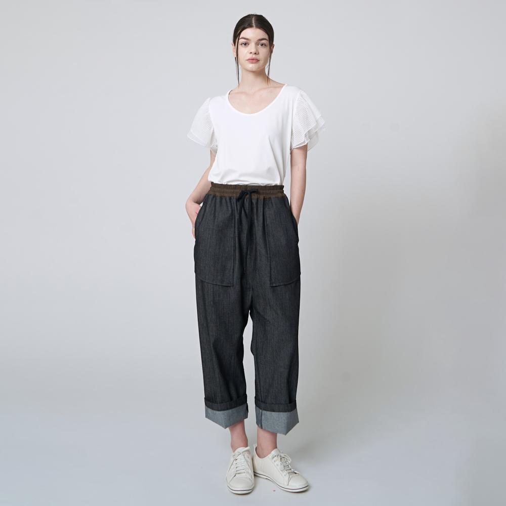 ATHPLATFORM Aw41Th02 See-Through Sleeve Top_White