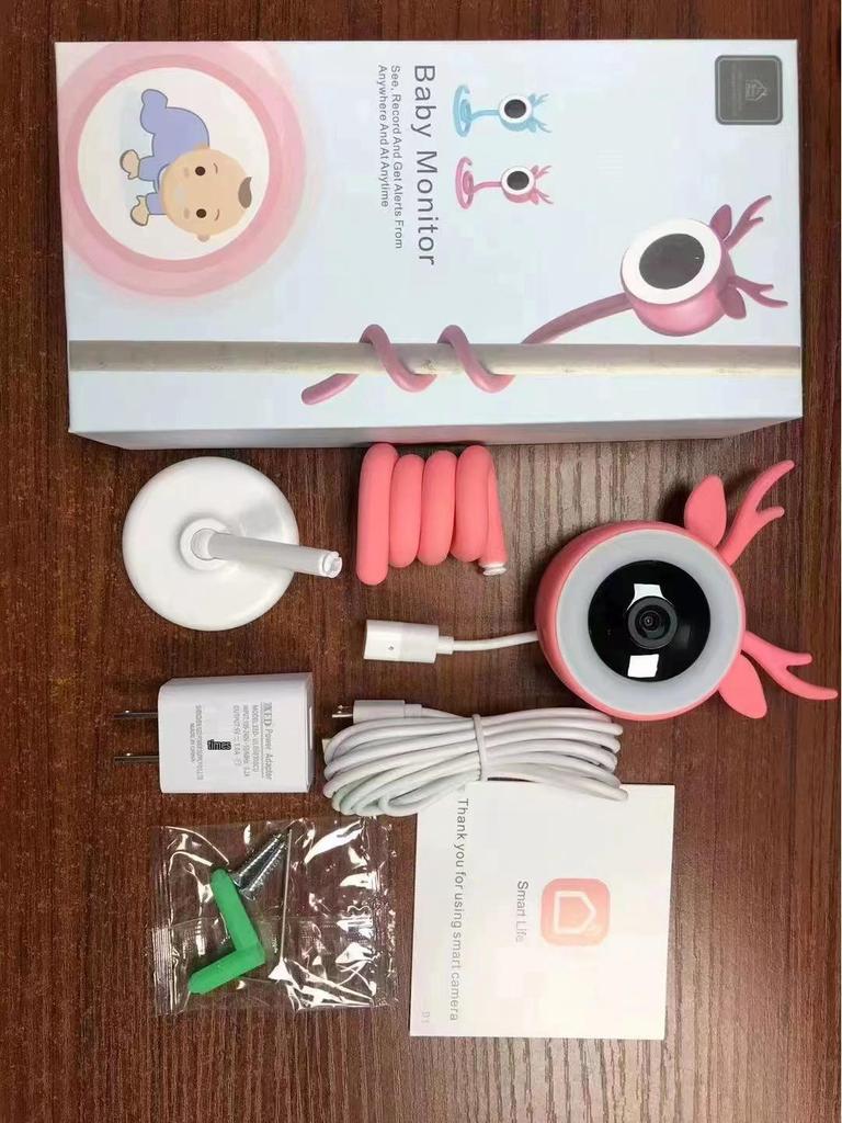 Tuya Wireless Smart Baby Monitor with Mobile Remote Home Camera