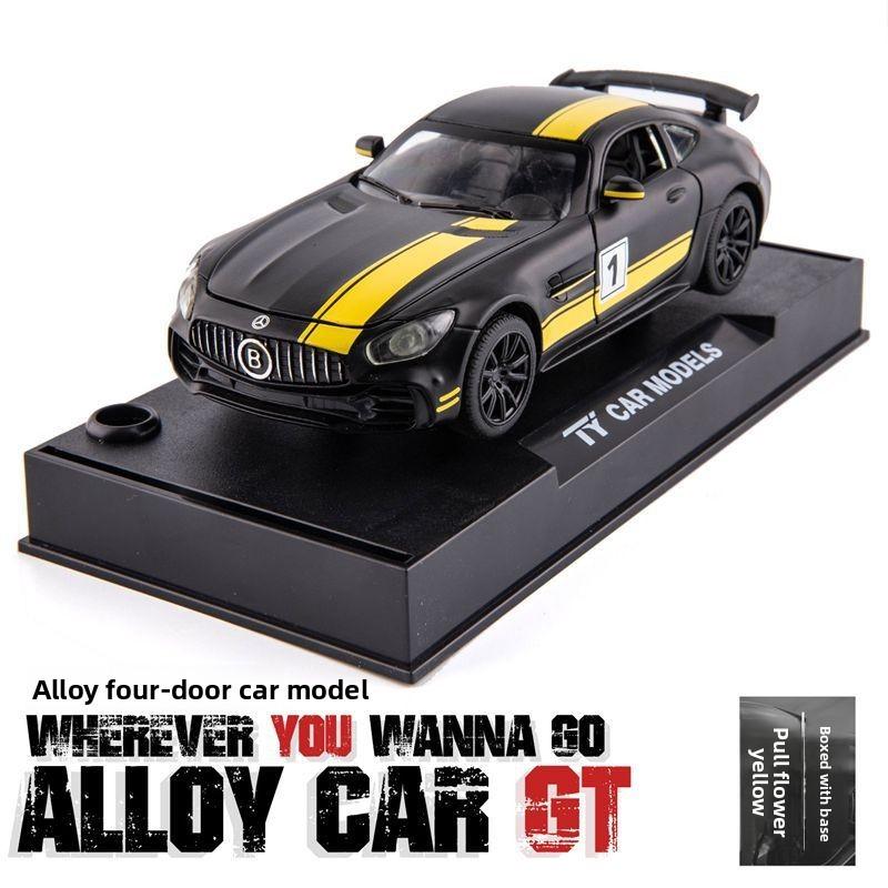 Gtr Mercedes Benz Car Model With Acousto Optic Design For Childrens Gift