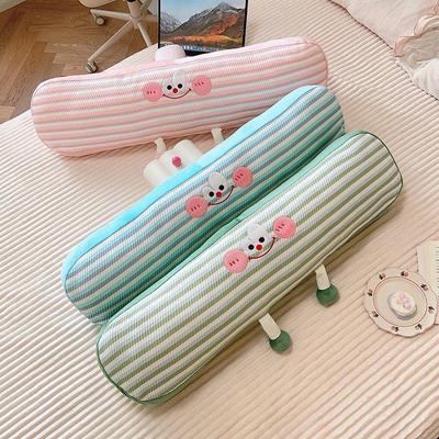Summer Ice Silk Body Pillow for Girls - Removable, Washable Headboard and Leg Cushion