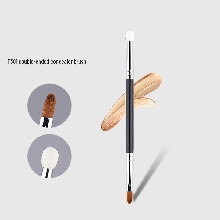 

Mao Laoshi T301/T22 Двусторонняя кисть для консилера и теней для век для носослезной борозды и темных кругов