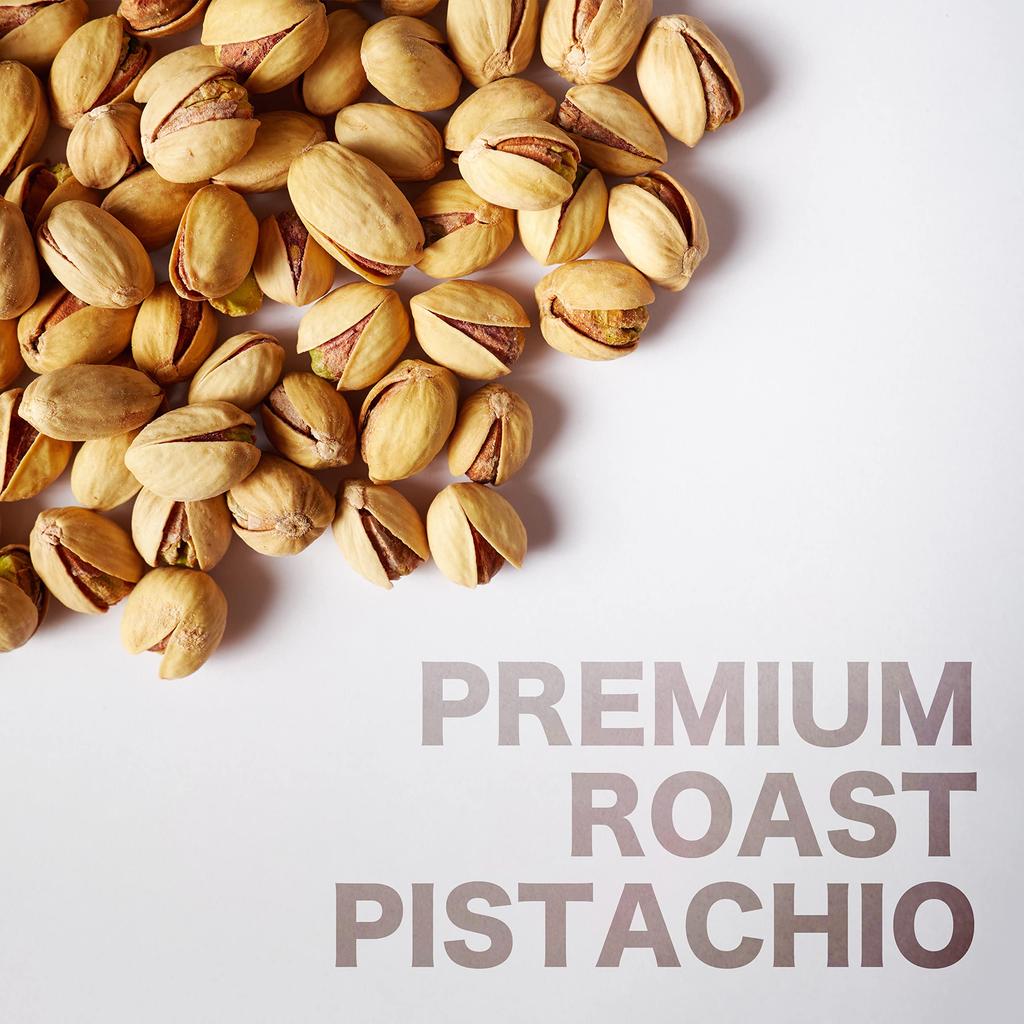 EBLIM Pistachios Salt Flavor 1kg with Shells Domestic Top Hotel Use Additive-Free California Grown Roasted Far-Infrared Freshly Roasted No Processing