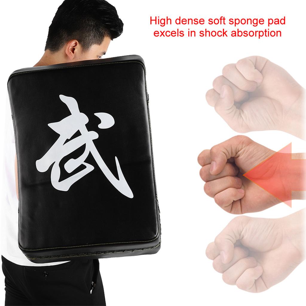 Boxing Taekwondo Karate Kick Punching Training Target Soft PU Sponge Pad Adult Black