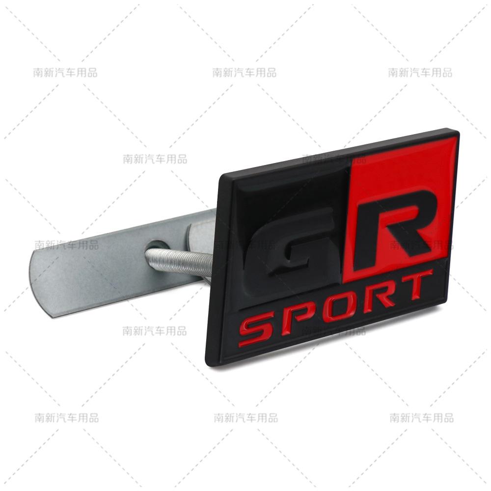 Car Sticker GR Sport Decal Front Hood Grille Emblem Badge for Toyota HV YARiS RZ RC RS Prius Lexus Harrier GRMN Logo Stickers