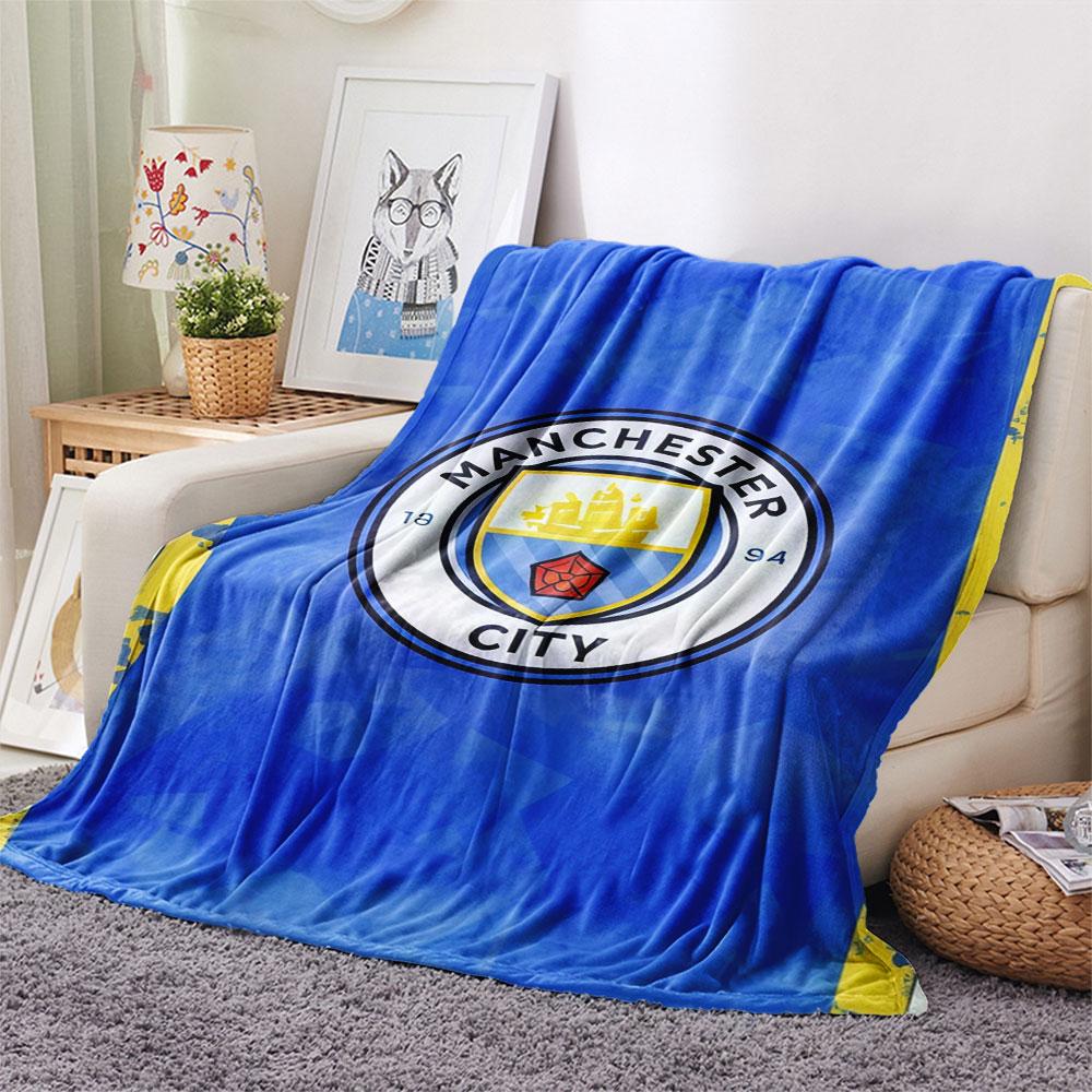 Helle MCFC Future Decke, Hohe Qualität, Bequem für Alle Jahreszeiten, Heimdekoration, Wärme und Komfort