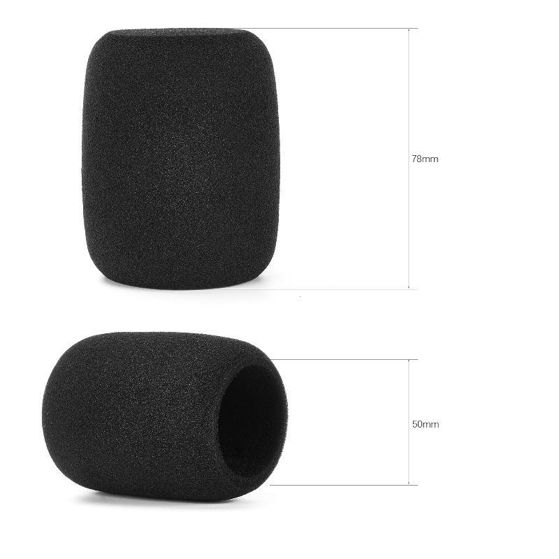 2Pcs Microphone Windproof Cover For Partybox On-The-Go 2 Microphone Sponge Cover Mike Windscreens Sponge Protective Case
