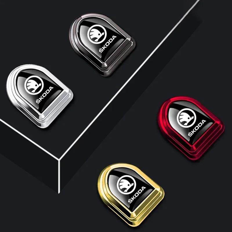 ycpry6 Car Hanging Storage Hooks Stickers for Skoda Rapid VRS Kodia Kamiq Yeti Karoq Fabia 2 Superb Octavia Roomster Scala Accessories