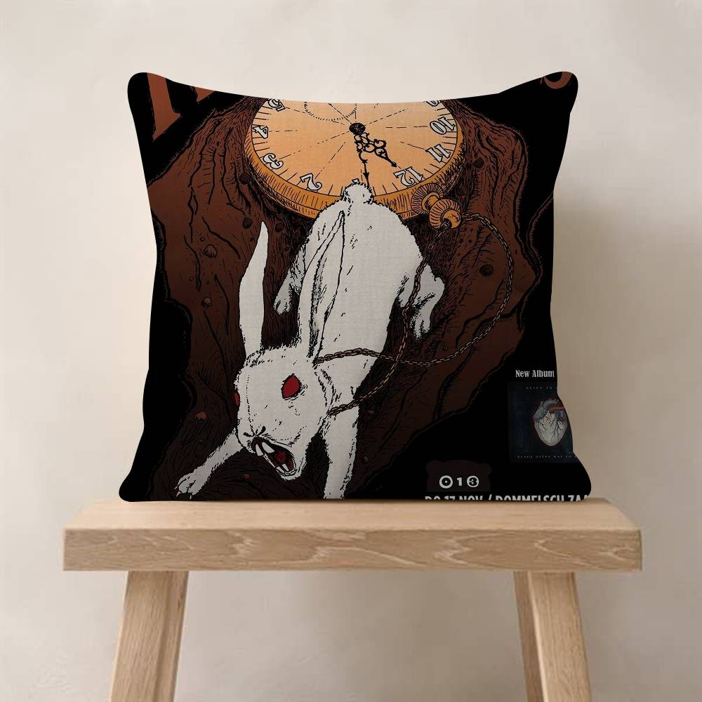 

Retro Music Alice In Chains Pillowcases Home Bedding Decorative Pillow Cover Wedding Super Soft Pillow Case 30x30 cm