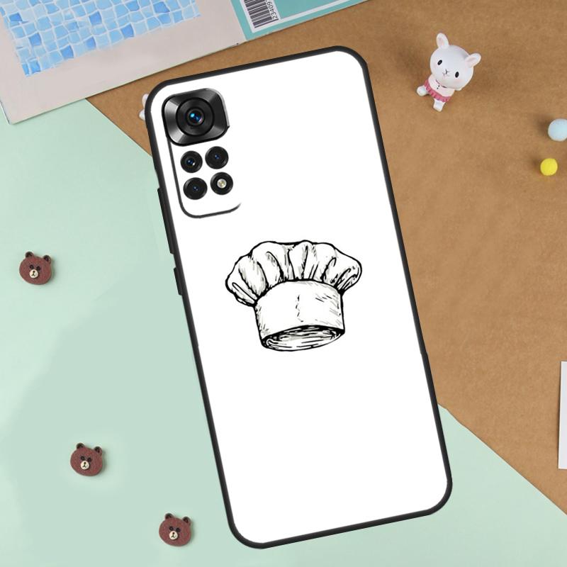 Cooking Chef Case For Xiaomi Redmi Note 13 12 11 9 10 14 Pro 10S 11S 12S Cover For Redmi 13C 10C 12C 14C