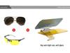 Dual-Use Car Anti-Glare Sun Visor Glasses for Day and Night Driving