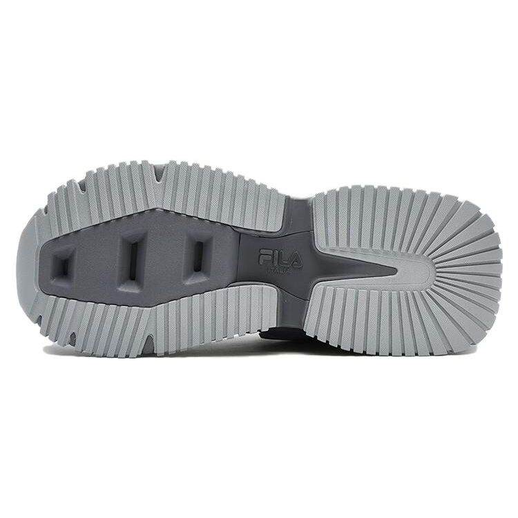 Fila Fusion Fabric Synthetic Leather TPU Comfortable Durable Low-Top Dad Shoes Men Sneaker Gray T12M341107FBA