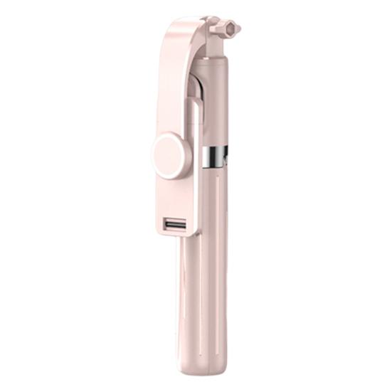 Selfie Stick kompatibilní s Bluetooth 10M 50mAh rotace o 360 stupňů Dálkové rozšiřitelné plnící světlo 1,1metrový držák na telefon pro selfie