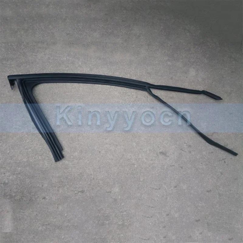 Car Window Upper Rubber Strip Sealing Black For Peugeot 2008 Glass Lifter Guide Groove Mud Trough