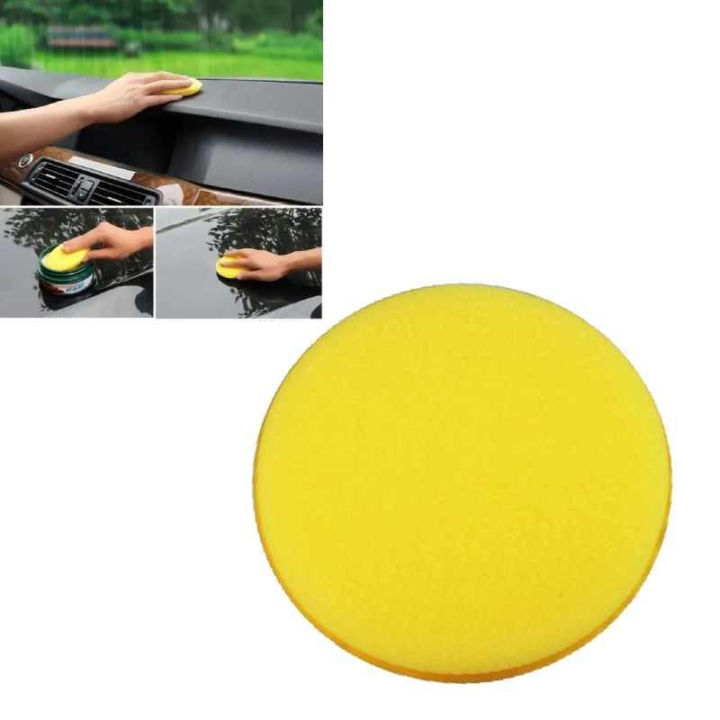Cars Waxing Yellow Sponge Polishing Sponges Car Washing Tool Solid Durable Color