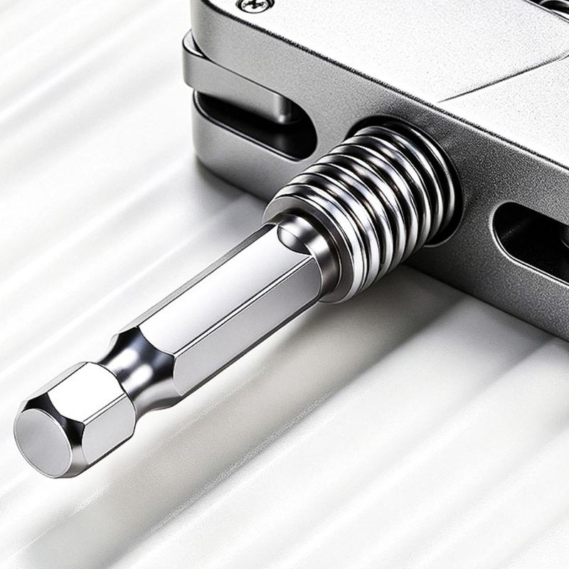 Metal Drill Ready Removal Tool for Damaged Pipe Thread Service, Drill Drive End for Plumbing Repair and Threaded Hole Removal Tasks
