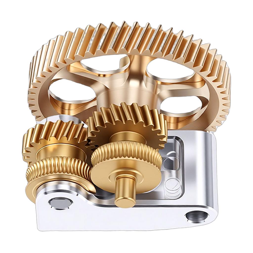Sostituzione Ingranaggio Estrusore per Stampante 3D Bambu Lab P1P P1S Kit Ingranaggio Estrusore Ottone Rivestito Nano