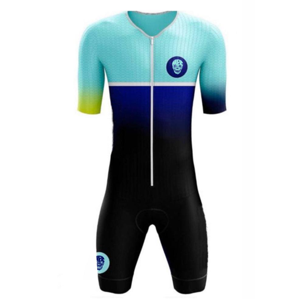 Tuta da Ciclismo Tuta da Triathlon Monopezzo Body Aderente Fantasia Verticale Mountain Bike Bici da Strada Pattinaggio a Rotelle Tuta Traspirante 2026 Set Tuta da Ciclismo Monopezzo