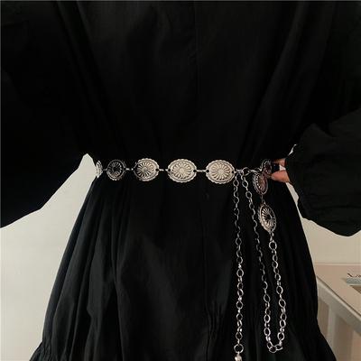 Retro Waist Chain Accessories Metal Chain Belt Women'S Summer Skirt Pants Thin Belt Tide