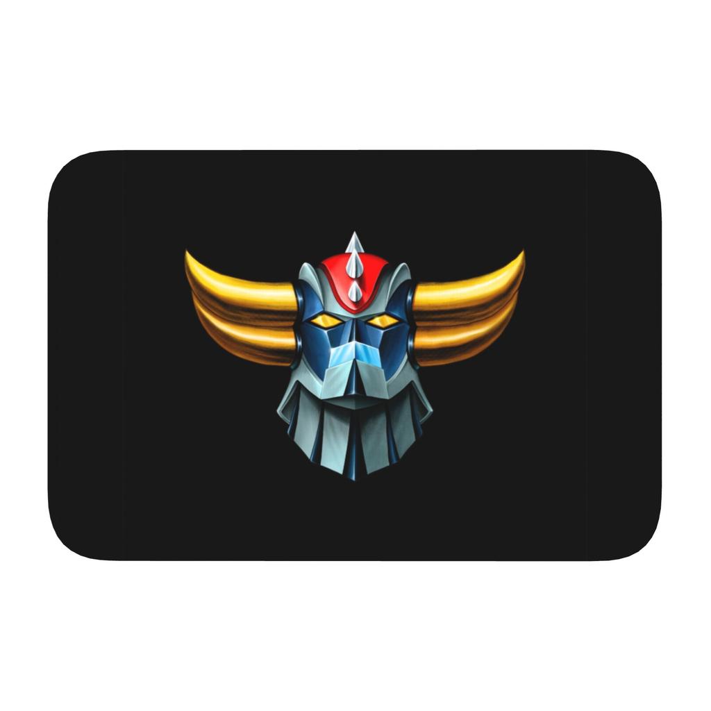Custom Goldorak Grendizer Front Door Floor Entrance Mats Outdoor Anime UFO Robot Goldrake Bath Kitchen Doormat Toilet Carpet Rug