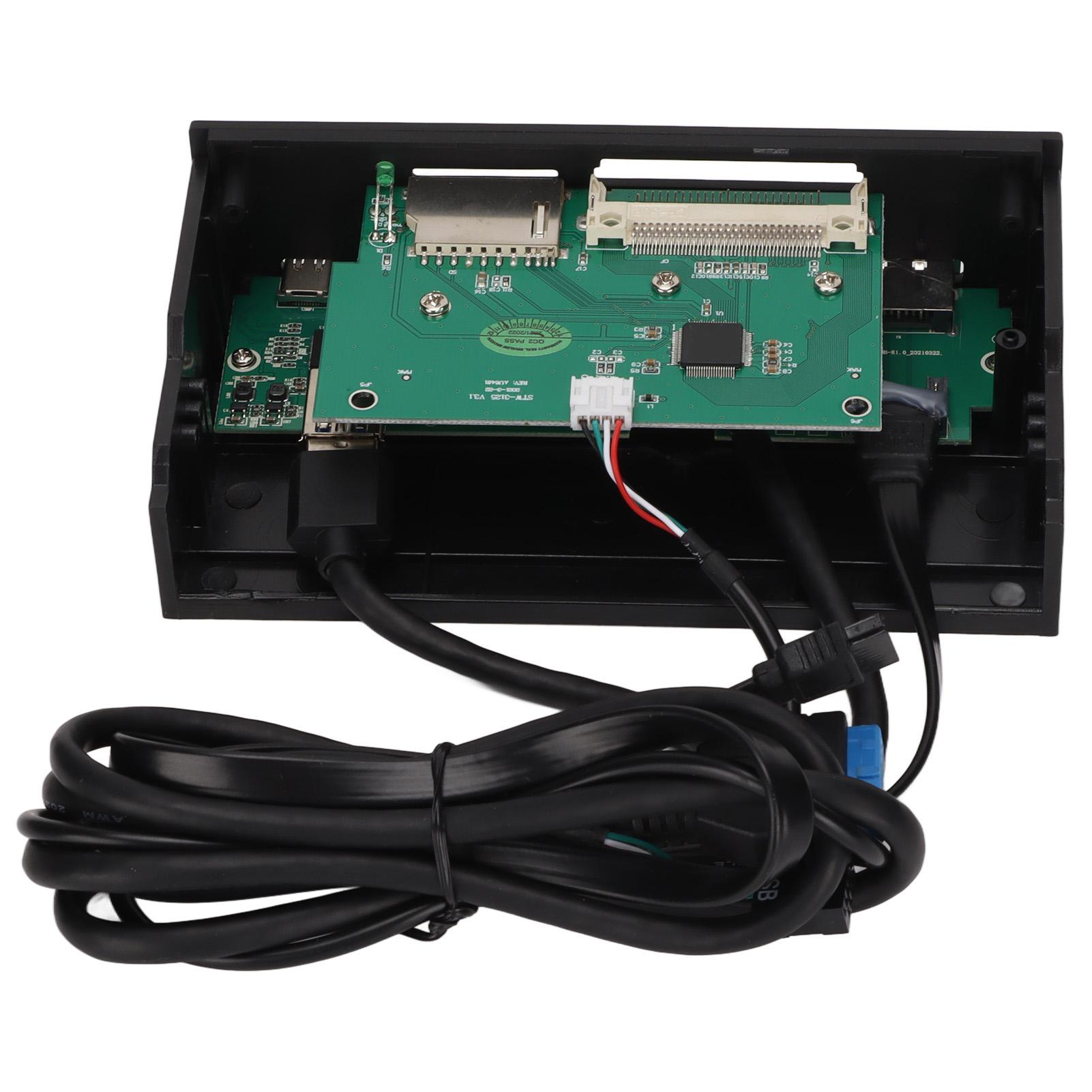 

USB-концентратор с питанием 5,25 дюйма, хорошая производительность, полностью оборудован, пропускная способность 5 Гбит/с, 11 слотов, компьютерные принадлежности