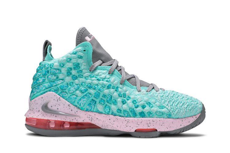 Kids' Sneakers Nike LeBron 17 South Beach (GS) Light Aqua/Particle Grey