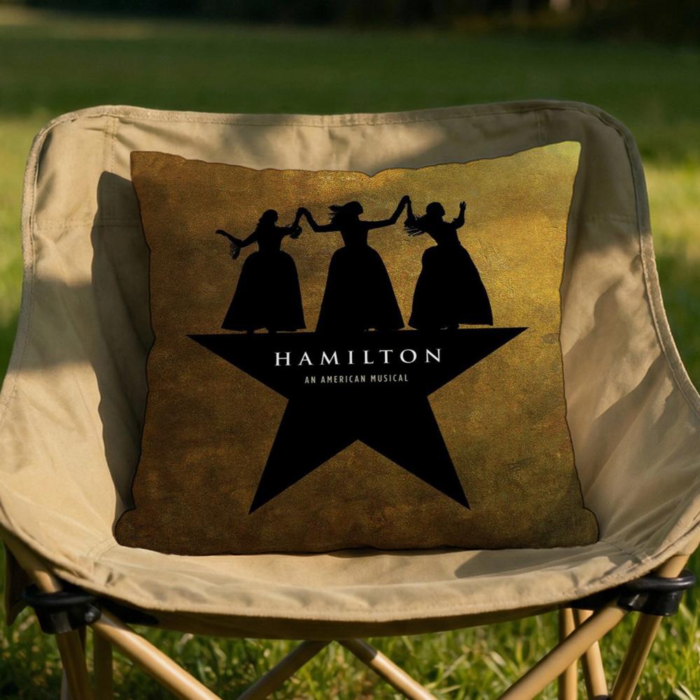 

HamiltonES Musical Play Cushion Cover Soft Reversible Durable Pillow Cover MultiScene Use for Home Car Daily Comfort 30x30cm