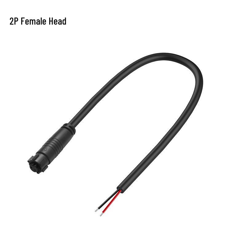 M8 IP67 Waterproof Plug for Motorcycle/Car Sensors and Outdoor LED Lights Power Cord