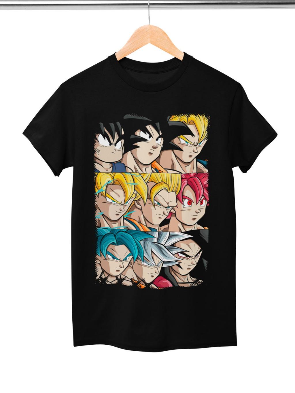 

Dragon Ball Son Goku Anime Men Women Summer T-shirt Print Harajuku Retro Short Sleeve Oversized Loose Casual Comfort Y2k Top 4XL