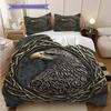 Eagle Pattern Bedding Quilt Set Quilt Cover Pillowcase Home Decoration Birthday Gift (1 * duvet cover + 2 * pillowcase, without core)