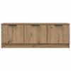 TV Cabinet in Artisan Oak Finish 102 x 35 x 36.5 cm Particleboard