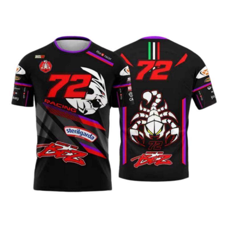 Tricou de vară pentru bărbați cu gât rotund și imprimeu 3D