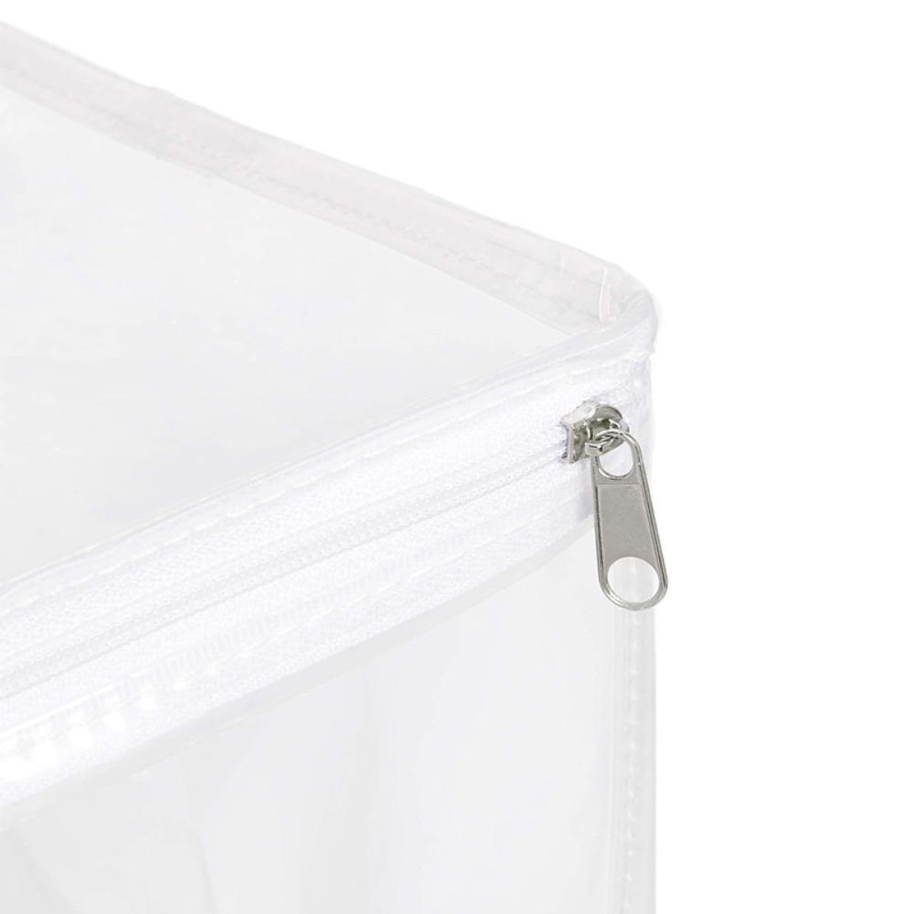 Waterproof Stackable Foldable Storage Bag Clear Zippered Storage Bag for Closet Organization Clothing Toy Storage Container