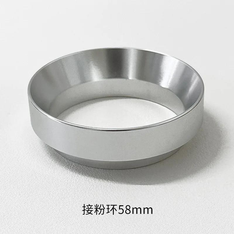Coffee Catcher Ring 51/53/58mm Coffee Handle Cloth Powder Dosing Ring Anti-fly Powder Grinder Catcher Dosing Funnel