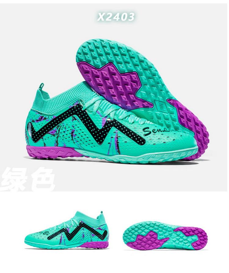 

Breathable football shoes Adult AG spike sneakers Children s TF broken nail shoes Competition non-slip professional training shoes Men 33