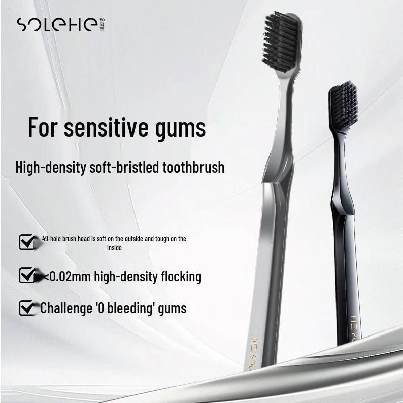 Allies Premium Adult Soft-Bristle Toothbrush 8-Pack